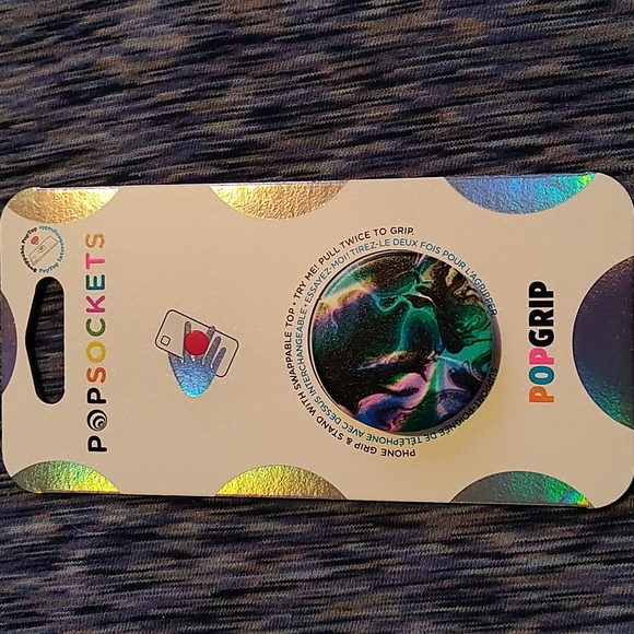 Cellphone Popsocket Oil Agate - Picture 1 of 3